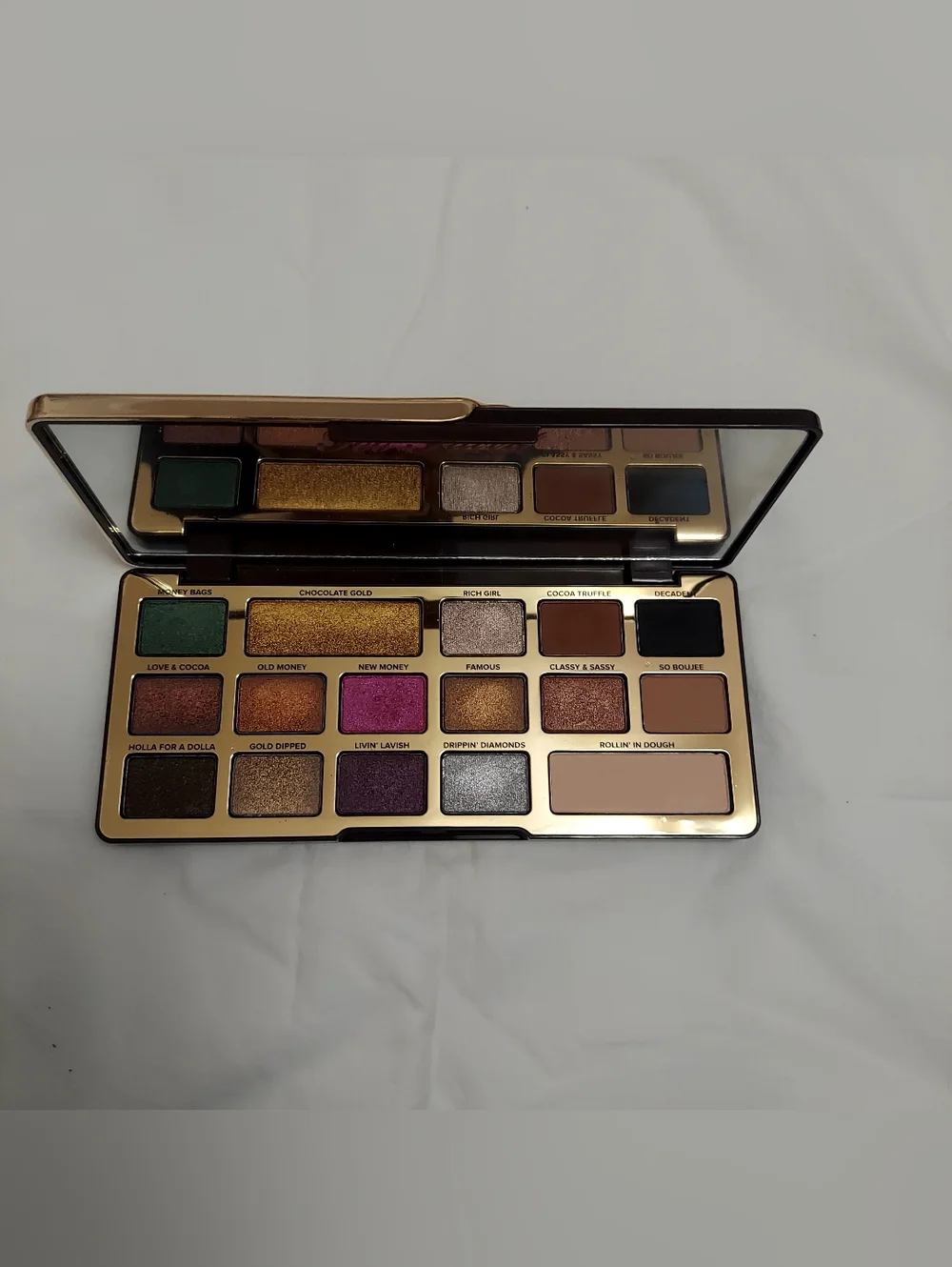 Too Faced LOT Chocolate Gold, Glitter Bomb, PB & Jelly Palettes Melted Berry